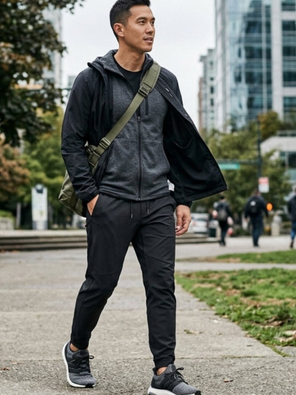 Lululemon Men’s In Mind Pants Black • Gorpcore Techwear Joggers XS/S